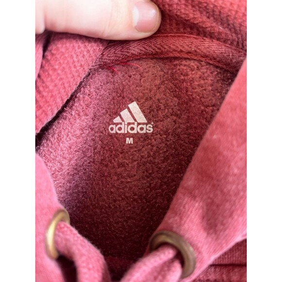 Adidas Cleveland Cavaliers Y2K LeBron James Heavyweight Red Hoodie Men’s Medium - Picture 2 of 7